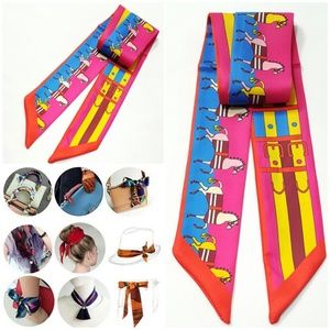 ⤵⤵2pcs Exquisite Horse Design Cotton Scarves